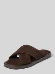 Pantoletten aus echtem Veloursleder von Tamaris - 28