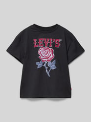 T-Shirt mit Logo-Print von Levi’s® Kids Grau - 1