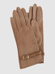 Touchscreen-Handschuhe in Leder-Optik von EEM Beige - 44