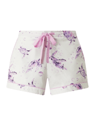 Pyjama-Hose mit Schildkröten-Prints Modell 'Tilly' von Cyberjammies Weiß - 38