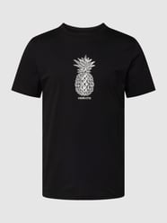 T-shirt z nadrukowanym motywem od Antony Morato Czarny - 17