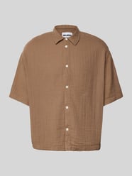 Freizeithemd mit Knopfleiste von REVIEW Beige - 19
