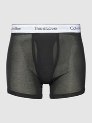 Trunks mit Stretch-Anteil von Calvin Klein Underwear Grau / Schwarz - 7
