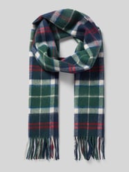 Schal aus Woll-Kaschmir-Mix mit Tartan-Muster und Fransen von Barbour - 18