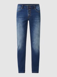 Slim Fit Jeans mit Stretch-Anteil Modell 'Alex' von Blue Monkey Blau / Türkis - 22