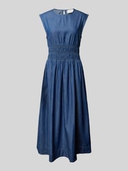 Midi-jurk met ruches, model 'Esmy Denim' van Neo Noir - 41