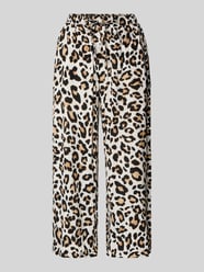 Stoffhose mit elastischem Bund von Betty Barclay Beige - 16
