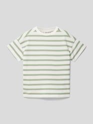 T-Shirt mit Streifenmuster Modell 'tim' von Mango Grün - 15
