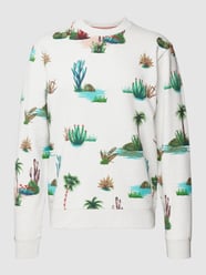 Sweatshirt mit Allover-Muster Modell 'felpa' von Scotch & Soda Grau - 35