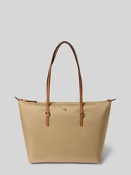 Tote tas met labelapplicatie Model 'KEATON' van Lauren Ralph Lauren Beige - 9