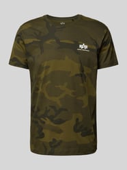 T-shirt met labelprint van Alpha Industries - 9