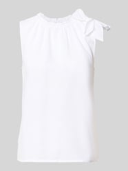 Bluzka o kroju regular fit z mieszanki wiskozy z dodatkiem lnu od Christian Berg Woman - 12