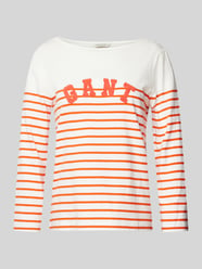 Longsleeve mit Rundhalsausschnitt von Gant Orange - 35