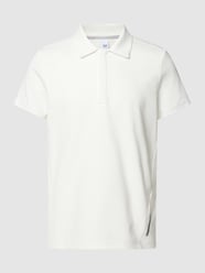 Poloshirt met blinde knoopsluiting, model 'JASIS' van AlphaTauri Wit - 9