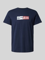 Slim fit T-shirt met labelprint van Tommy Jeans - 21