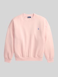 Regular fit sweatshirt van katoenmix van Polo Ralph Lauren Fuchsia - 5