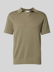 Poloshirt mit V-Ausschnitt Modell 'MATTIS' von SELECTED HOMME - 40