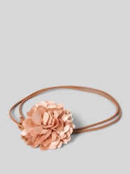 Koordriem met bloemenapplicatie van Vanzetti Beige - 40