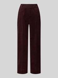 Stoffen broek met elastische band, model 'Mucia' van OPUS PANTS Bordeaux - 27