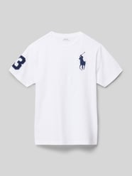 Regular fit T-shirt van puur katoen van Polo Ralph Lauren Teens - 40