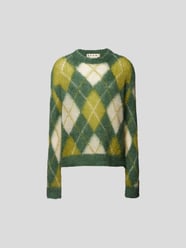 Pullover mit Karomuster von Marni Grün - 40