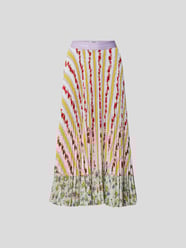 Plisseerock mit Allover-Muster von MSGM Sonstige - 22
