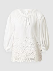 Blusenshirt mit Ballonärmeln   von Gerry Weber Weiß - 14