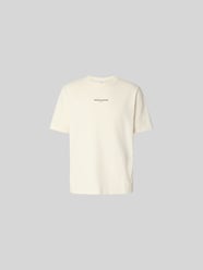 Regular Fit T-Shirt aus Baumwolle von MAISON KITSUNÉ Beige - 41