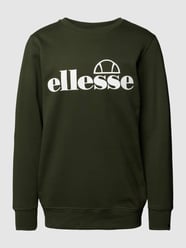 Sweatshirt met labelprint, model 'Bootia' van Ellesse Groen - 48