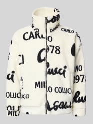 Oversized fleecejack met ritssluiting van CARLO COLUCCI - 35