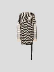 Blusenshirt mit Streifenmuster von Rick Owens Grau / Schwarz - 45