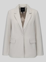 Loose Fit Longblazer mit steigendem Reverskragen Modell 'NORA' von VERO MODA Beige - 8