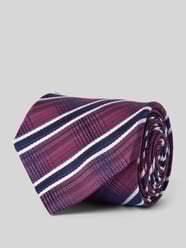 Seidenkrawatte mit Allover-Print (7 cm) von Monti Bordeaux - 30
