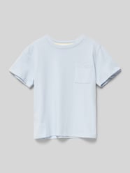 T-Shirt mit Brusttasche von Mango Blau - 44