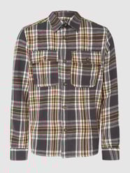 Hemdjacke aus Flanell Modell 'Scott' von Only & Sons Grau - 26