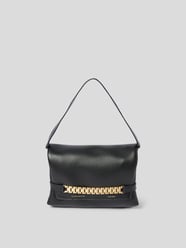 Pochette aus echtem Leder von Victoria Beckham Schwarz - 23