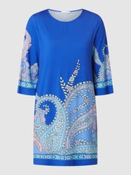 Kleid mit Paisley-Muster  von Chiara Fiorini Blau - 35
