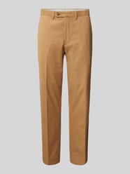 Regular fit pantalon met persplooien van Christian Berg Men - 1