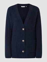 Oversized cardigan met V-hals  van Tom Tailor Denim Blauw - 9