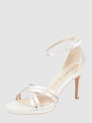 Sandalette aus Satin Modell 'Xenia' von Buffalo Weiß - 4