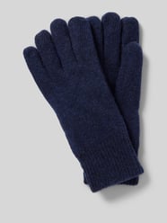 Handschuhe mit Label-Detail Modell 'Carlton' von Barbour Blau - 20