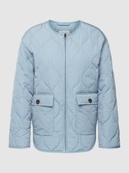 Steppjacke mit abgerundetem Saum  von Christian Berg Woman Blau - 12