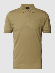 Poloshirt met labeldetail van Replay Groen - 25