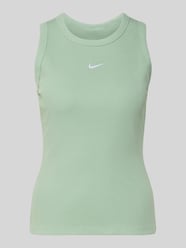 Tanktop in riblook met logo van Nike - 42