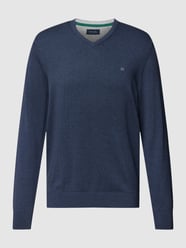 Sweatshirt mit V-Ausschnitt von Christian Berg Men Blau - 31