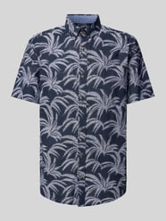Freizeithemd mit floralem Muster von Tom Tailor Blau - 21