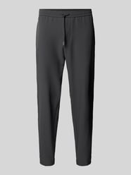 Relaxed fit stoffen broek met elastische band, model 'T_Flex' van BOSS Green - 8