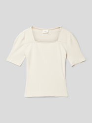T-Shirt mit Karree-Ausschnitt von s.Oliver RED LABEL Weiß - 21
