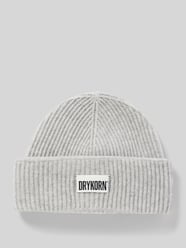 Beanie mit Label-Patch Modell 'NEREA' von Drykorn Grau - 38