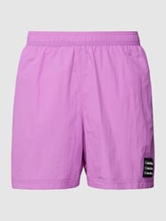 Badehose mit Label-Patch von Calvin Klein Underwear Lila - 13